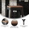 Flash Furniture 4PK Teak Poly Resin Seats for Stools & Chairs, 4PK 4-JJ-SEA-PL02-TEAK-GG - alternate 6